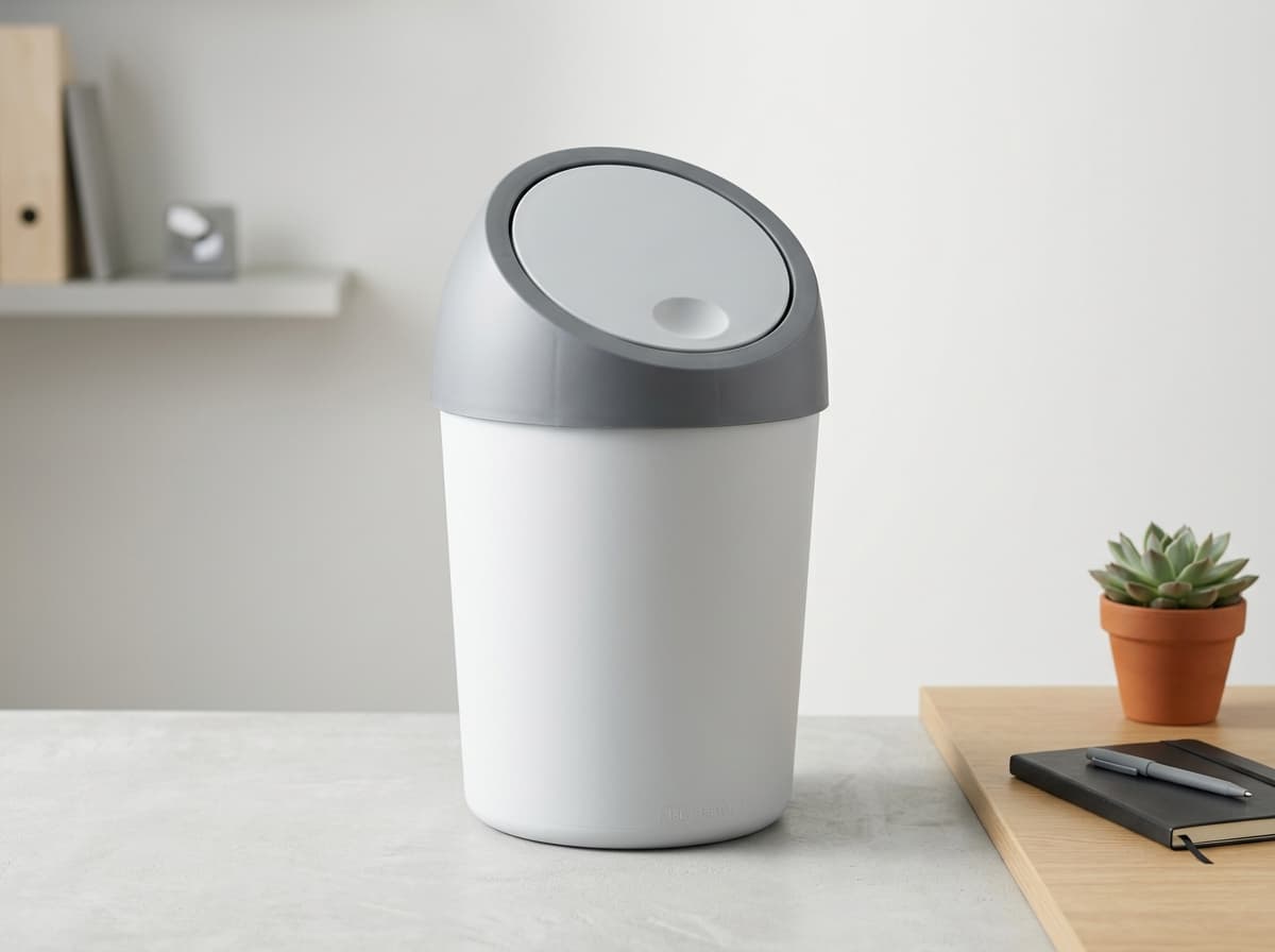 Swing-Lid Waste Basket 15L — view 1