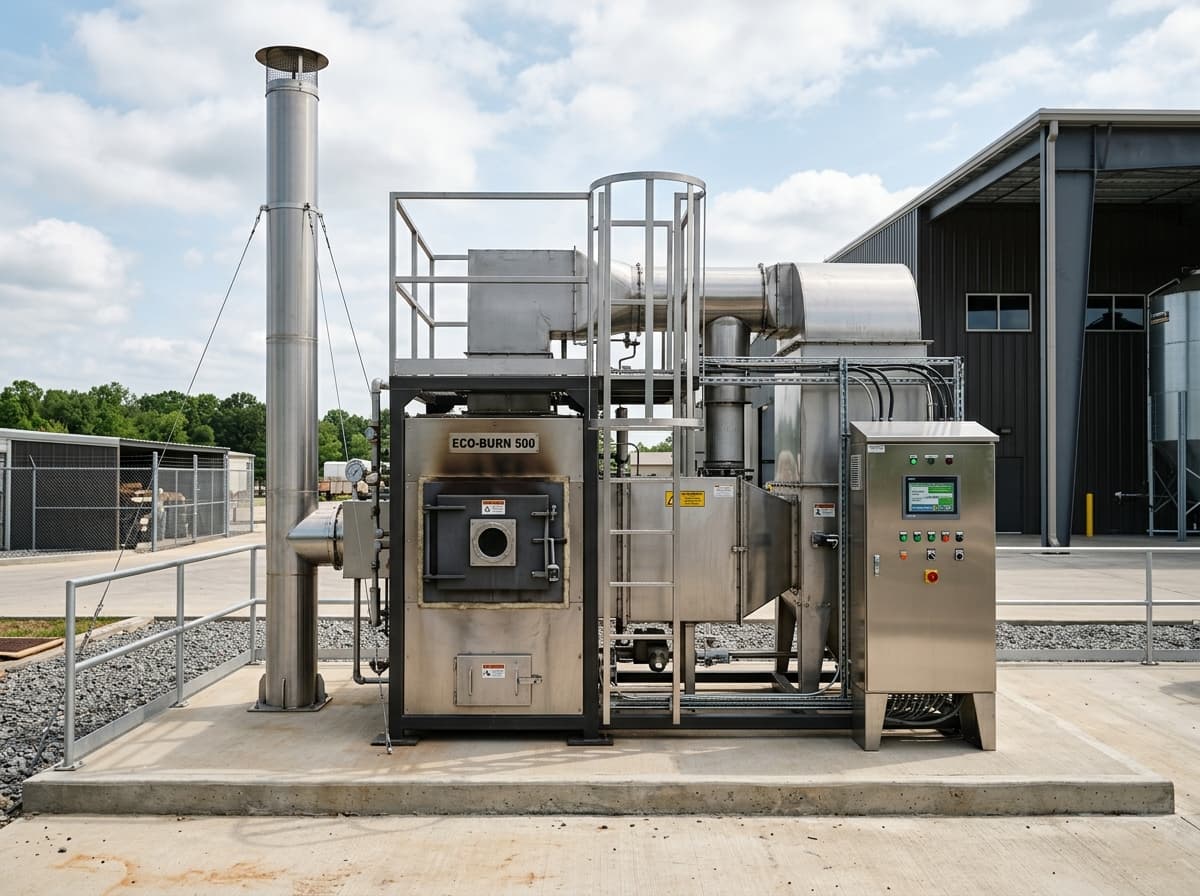 Small-Scale Waste Incinerator — view 1